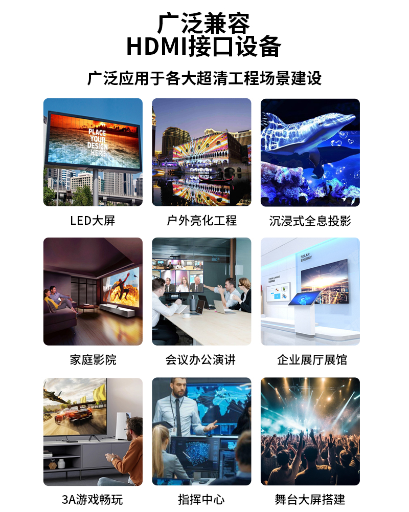 睿酷尔光纤HDMI线2.0超清4K60Hz穿管线300米图4